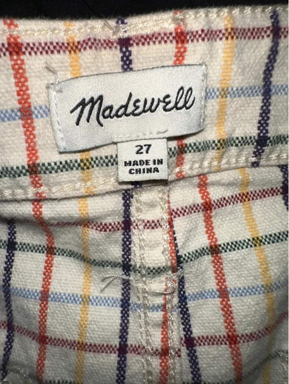 Madewell Emmett Rainbow Coquette Wide-Leg Crop Pants S